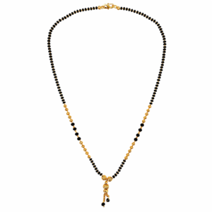 Black Beads Gold-Toned Daily Wear Mangalsutra